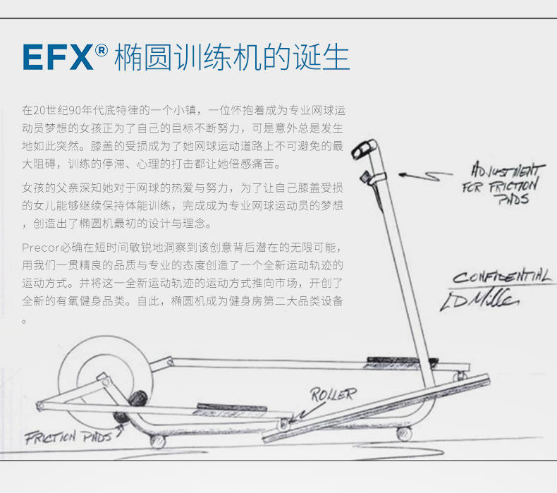 Precor必确美国同款 进口EFX447(图6)