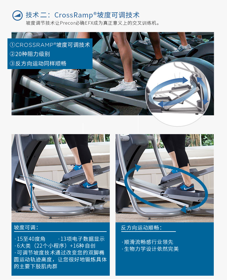 Precor必确美国同款 进口EFX447(图10)