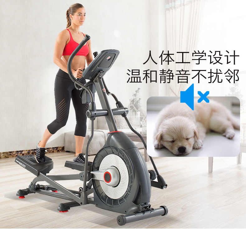 Schwinn十字星椭圆机家用电磁控静音太空漫步机健身房器材椭圆仪(图7)