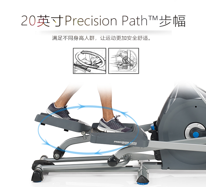美国Nautilus诺德士椭圆机家用健身器材太空漫步机静音室内椭圆仪(图14)