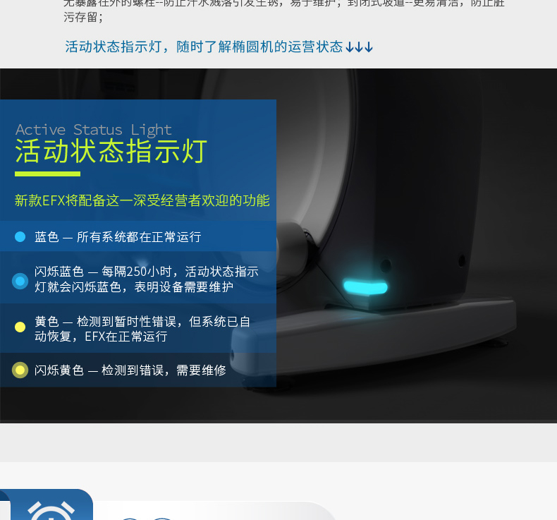 Precor必确美国原装进口EFX883商用椭圆机(图12)