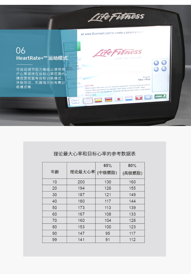 LifeFitness-力健美国原装进口直立式健身车15寸彩屏95Ce-Engage(图8)
