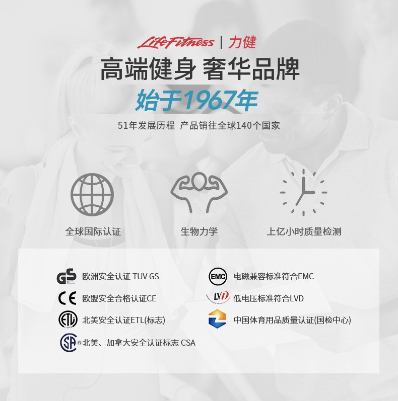 LifeFitness-力健进口跑步机健身器材家用多功能可折叠减震 F3-GC(图2)