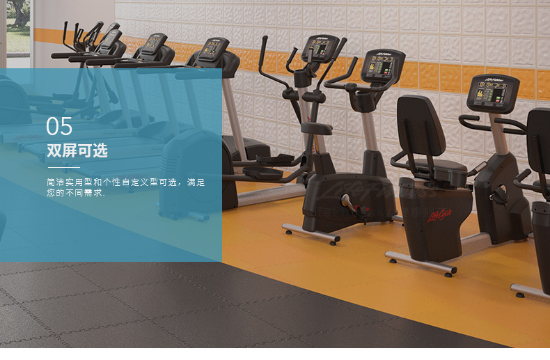 LifeFitness-力健进口靠背卧式健身车家用磁控室内自行车健身器材RS1-G(图8)
