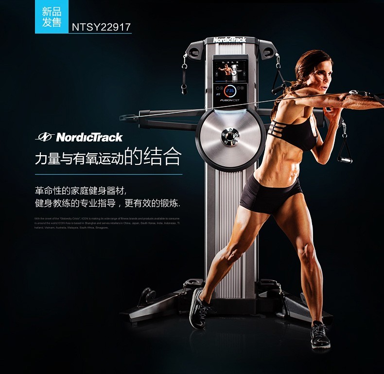 美国ICON爱康 智能综合训练器械多功能有氧力量家用健身器材【划时代】19916(图1)