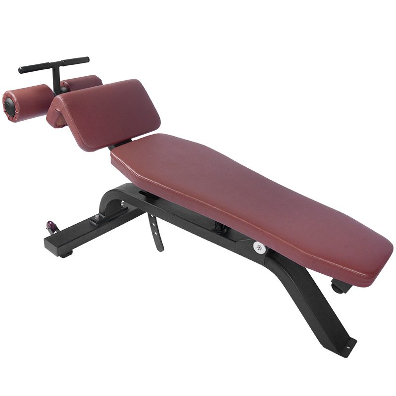 健身房商用腹肌仰卧板可调节仰卧起坐辅助器仰卧起坐健身器 腹肌板 必确系列(图2)