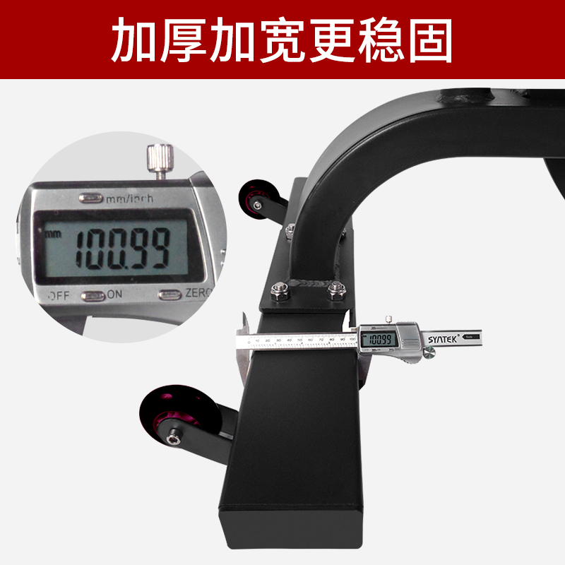 健身房商用腹肌仰卧板可调节仰卧起坐辅助器仰卧起坐健身器 腹肌板 必确系列(图1)