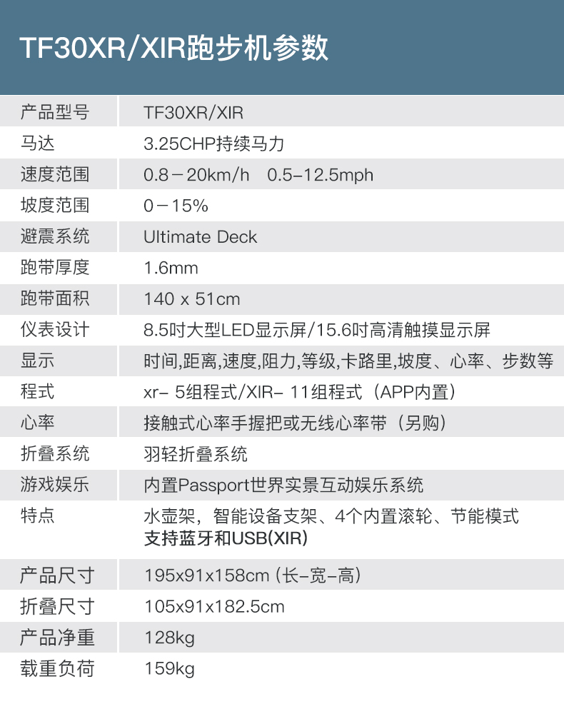 乔山（JOHNSON）跑步机 家用折叠超静音减震 运动健身器材 高端健身房商用TF(图20)