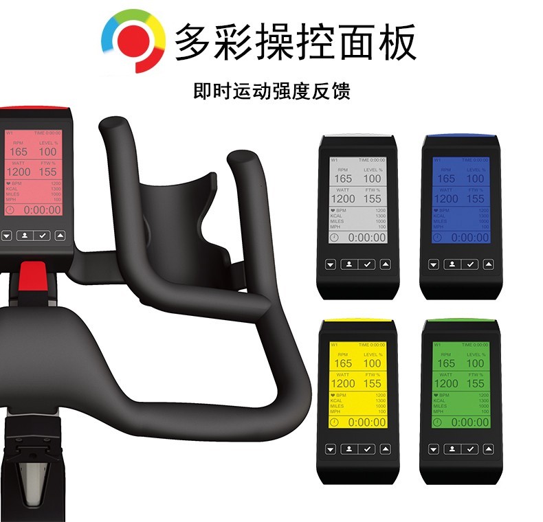 乔山动感单车 家用健身车 高端室内运动健身器材 商用健身房IC7 送货上楼包(图5)